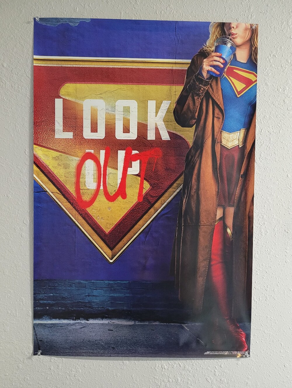 DC Studios Supergirl Movie Teaser Poster 22x 34 New Sealed
